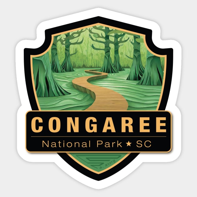 Congaree National Park Sticker by Curious World